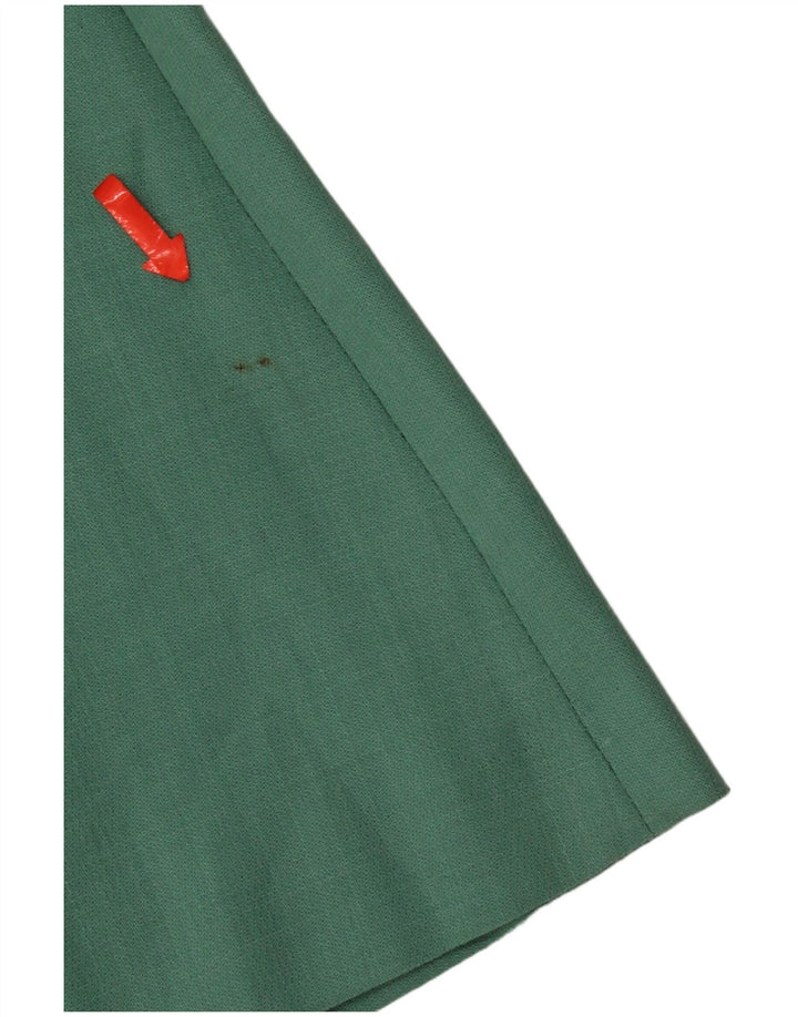 Vintage γυναικείο σετ 1 κουμπιού 2 τεμαχίων UK 12 Medium W28 Green Acetate