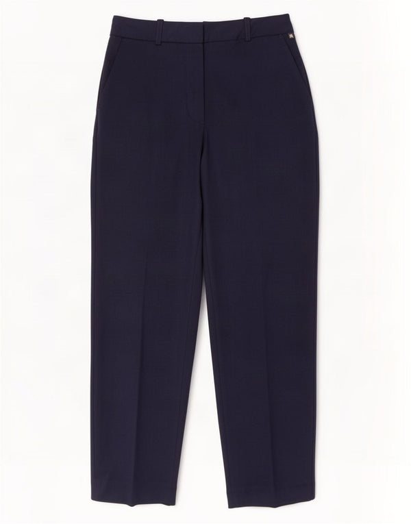 Tommy Hilfiger γυναικείο ψηλόμεσο παντελόνι Chino UK 8 Small W28 L28 Navy Blu