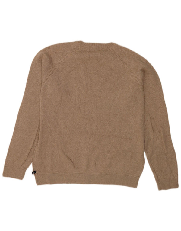 Ανδρικό πουλόβερ Marks & Spencer Blue Harbour Crew Neck Jumper Medium Beige