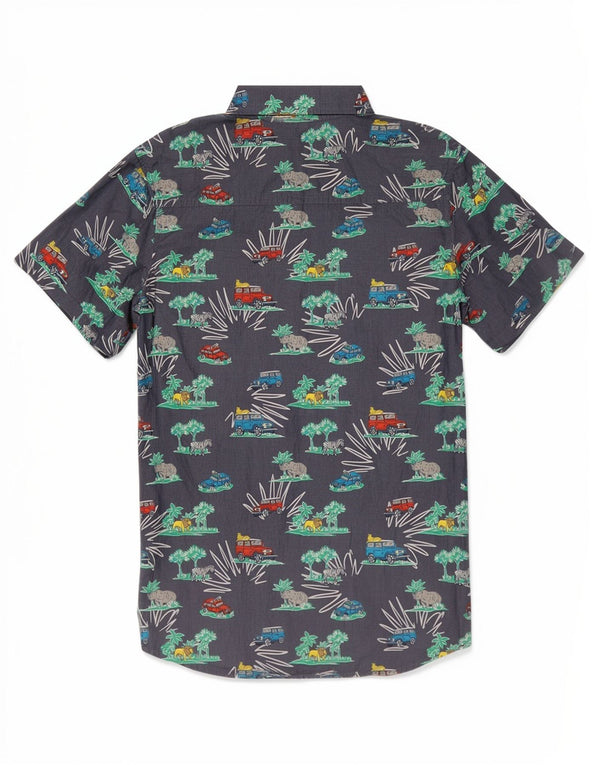 Mountain Warehouse Boys Abstract Pattern πουκάμισο 12-13 ετών Navy Blue
