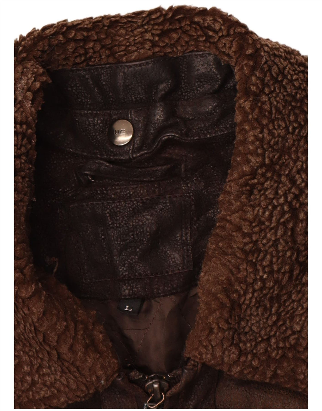 Vintage Ανδρικό Δερμάτινο Μπουφάν UK 40 Large Brown Δερμάτινο Classic