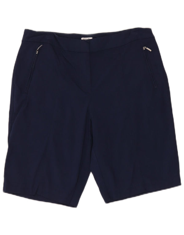 Izod Γυναικείο σορτς Chino US 12 Large W34 Navy Blue Rayon