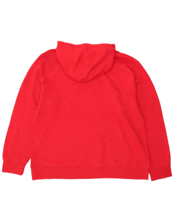 Ανδρικό Reebok Graphic Hoodie Jumper 2XL Red Cotton