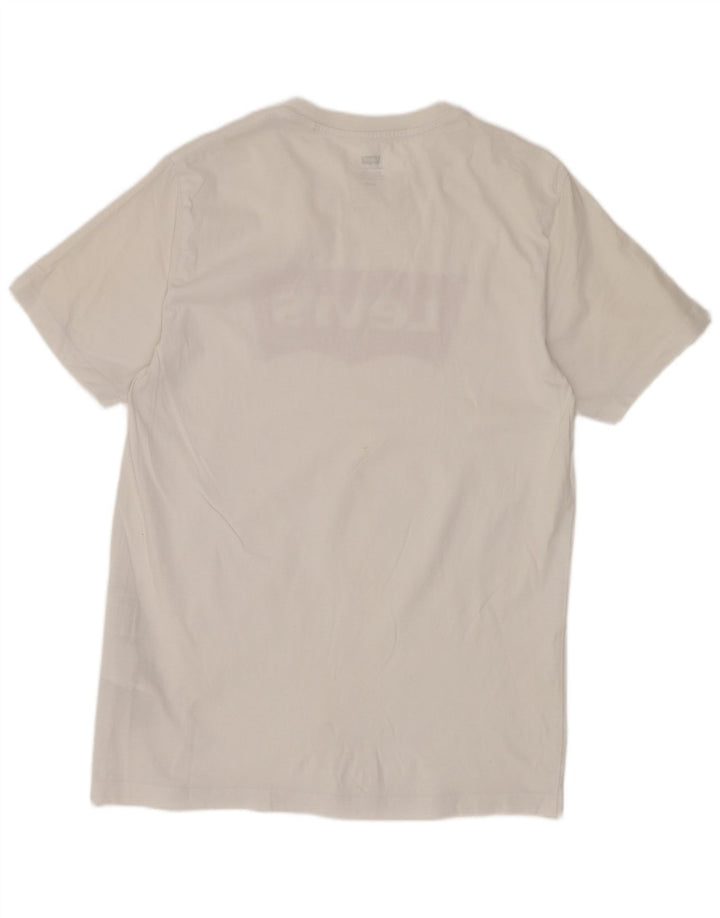 Ανδρικό γραφικό T-Shirt Levi's Top Μεσαίο λευκό βαμβακερό