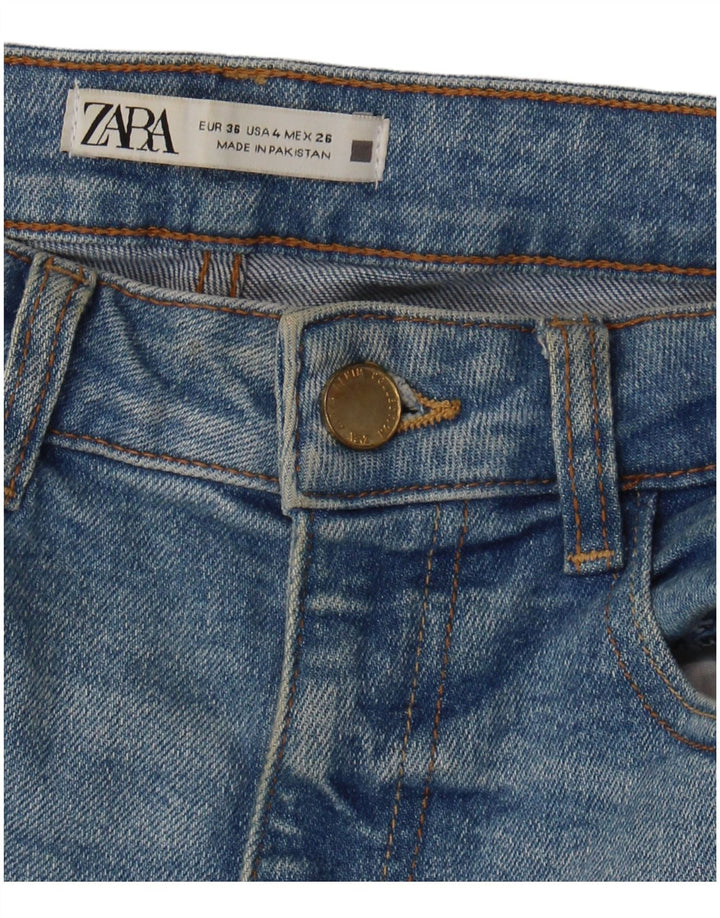 Zara Γυναικείο Τζιν EU 36 XS W26 L30 Μπλε