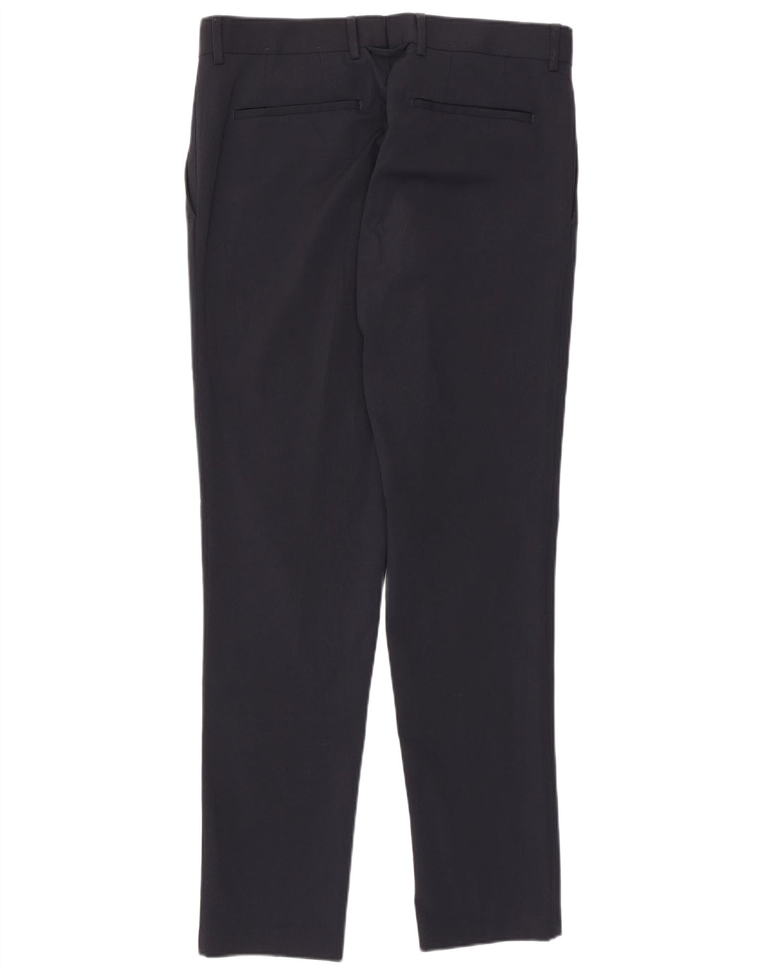 Zara Ανδρικό Slim Casual Παντελόνι EU 40 Medium W31 L30 Navy Blue Polyester