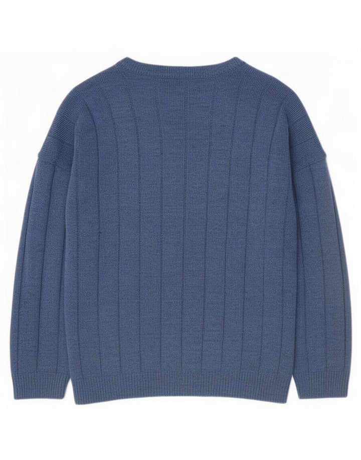 Marks & Spencer Ανδρικό πουλόβερ St. Michael Cardigan XL Navy Blue Acrylic