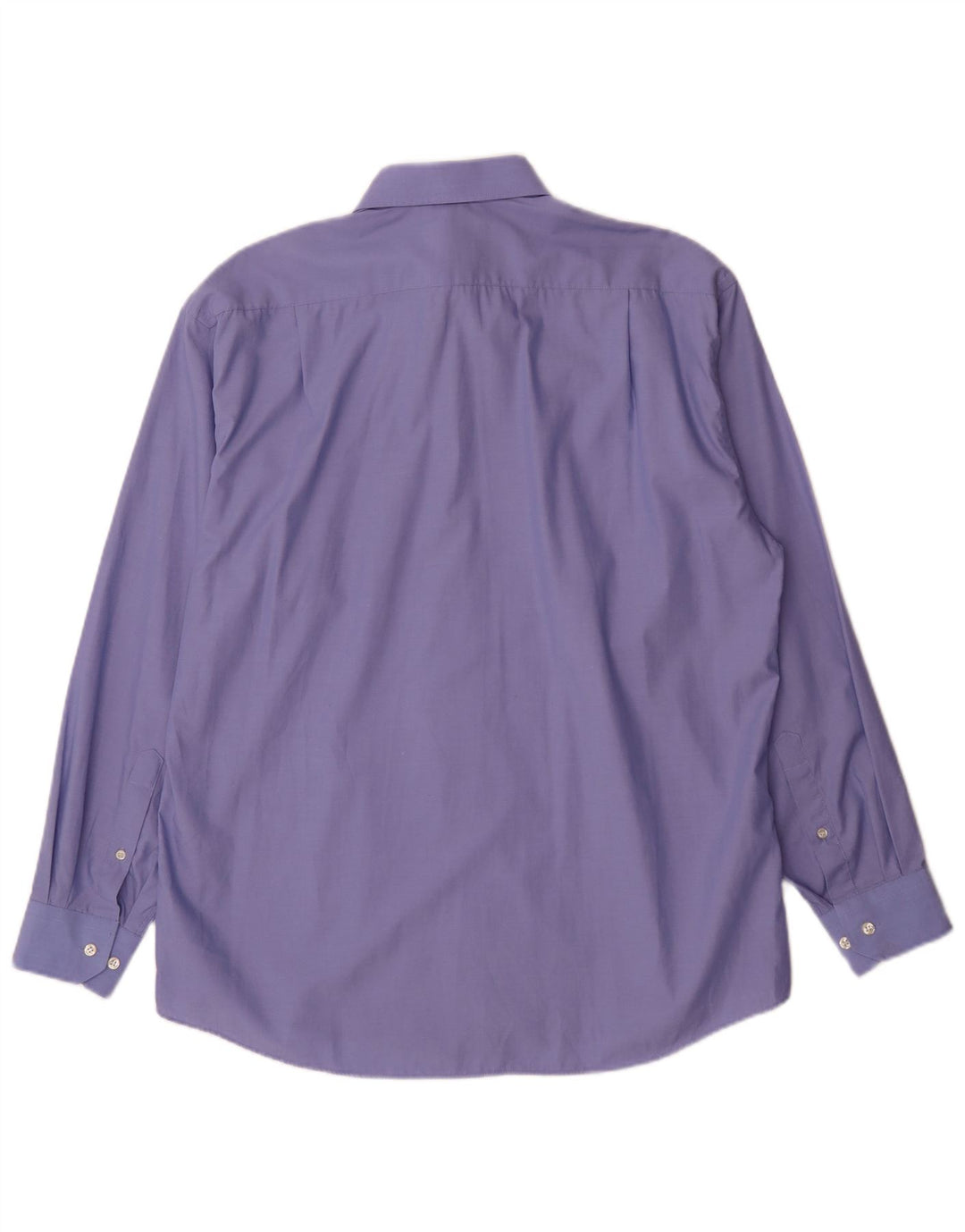 Ανδρικό πουκάμισο Marks & Spencer Μέγεθος 41 16 Large Blue Cotton Classic