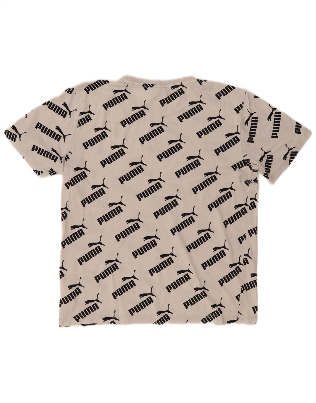 Ανδρικό γραφικό μπλουζάκι Puma, μικρό λευκό βαμβακερό