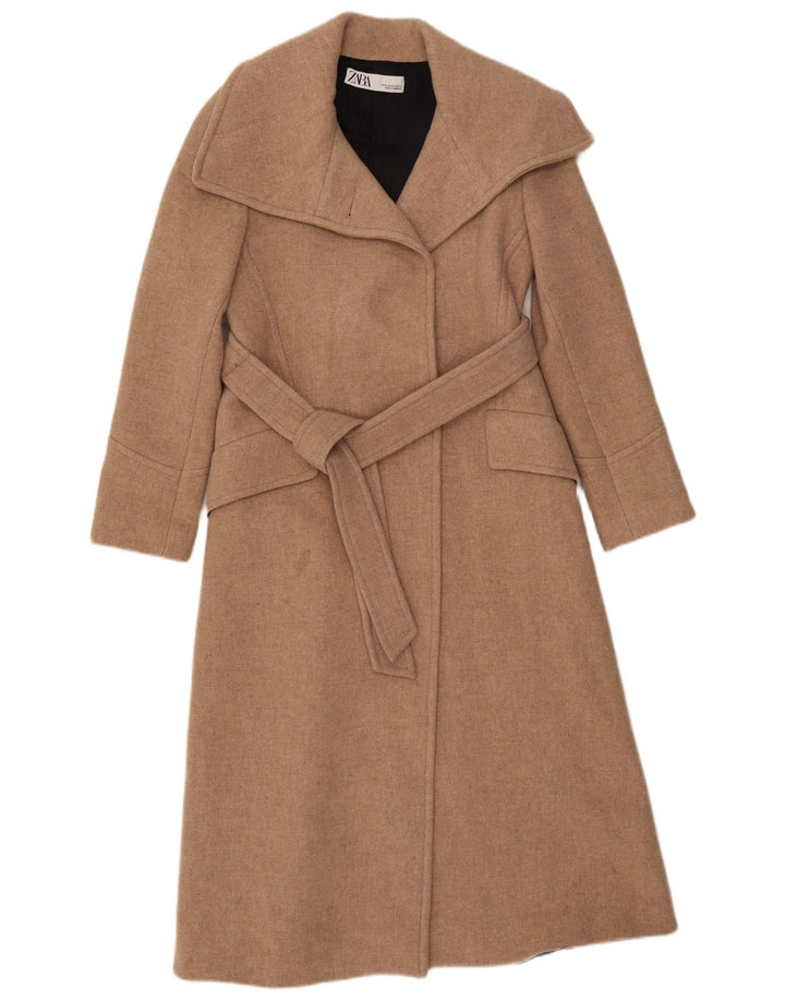 Γυναικείο παλτό Zara Loose Fit UK 6 XS Beige