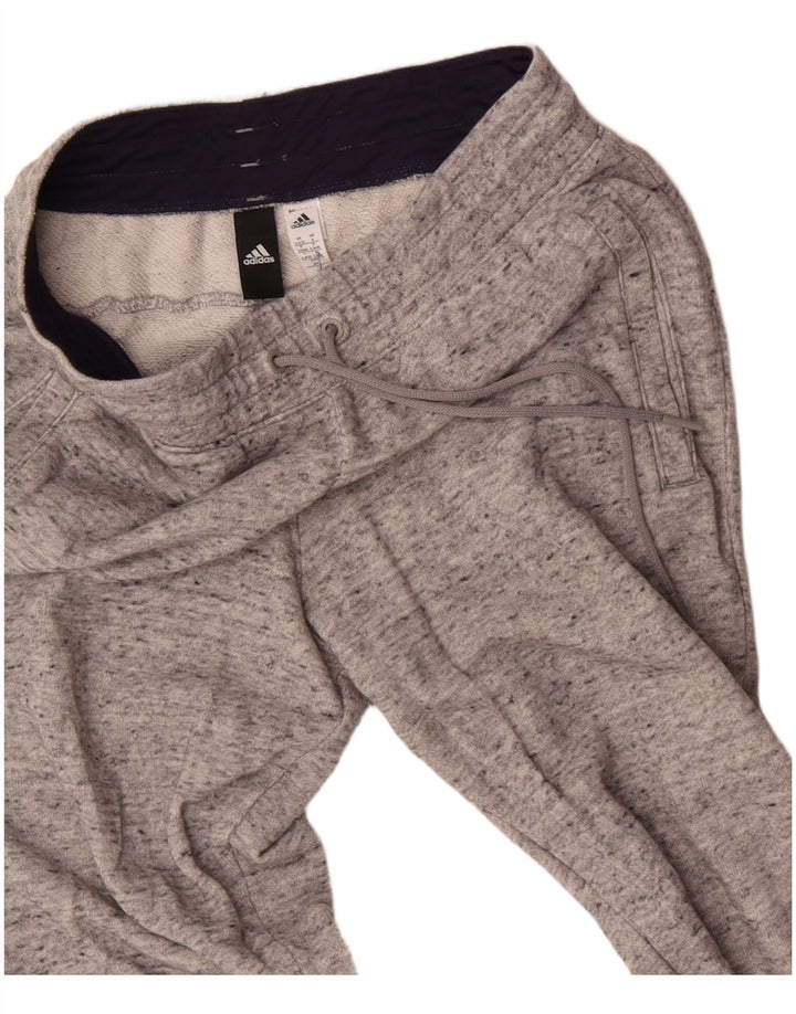 Γυναικεία αθλητική φόρμα ADIDAS Παντελόνι Joggers UK 8/10 Small Grey Flecked