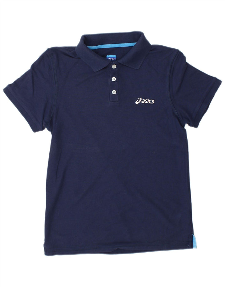 Ανδρικό μπλουζάκι πόλο Asics Μικρό Navy Blue Polyester