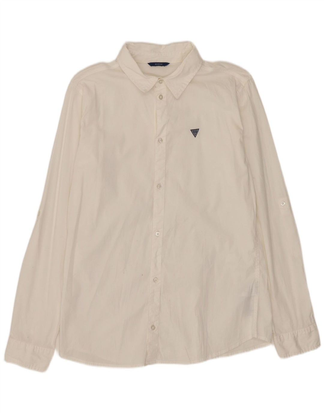 Πουκάμισο Guess Boys 15-16 ετών Λευκό βαμβακερό