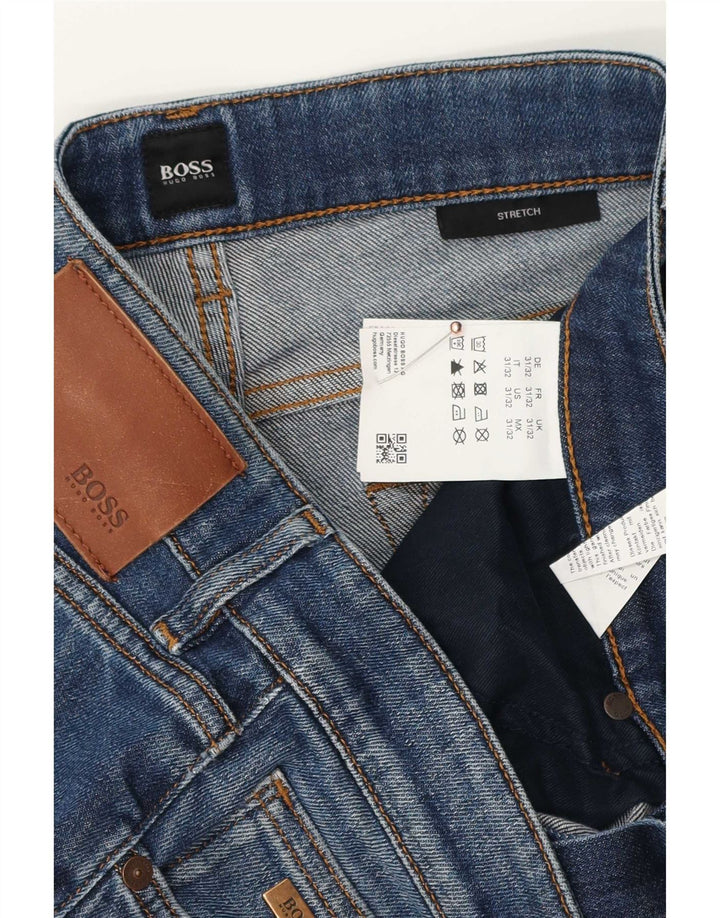Ανδρικό τζιν Hugo Boss Slim W31 L32 Μπλε βαμβακερό