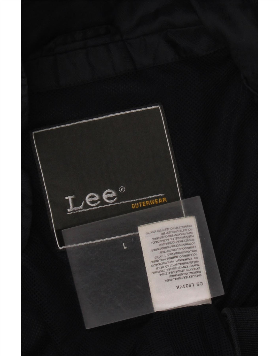 Ανδρικό μπουφάν LEE Bomber UK 40 Large Navy Blue Polyamide