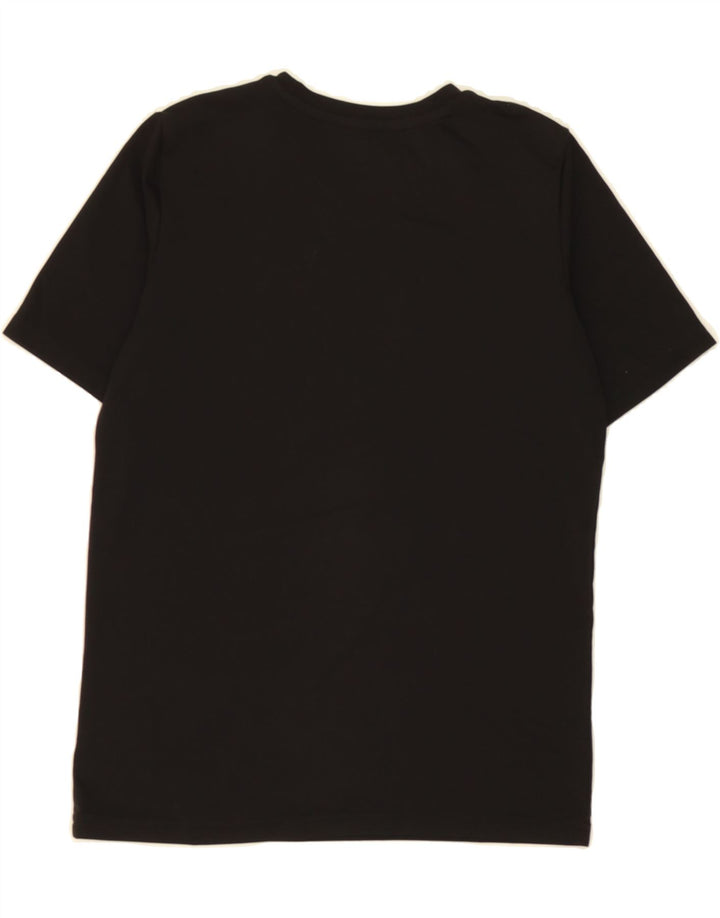UMBRO Boys Graphic T-Shirt Top 12-13 Years Large Black Vintage Umbro and Second-Hand Umbro from Messina Hembry 