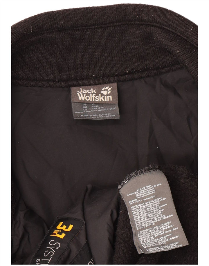 JACK WOLFSKIN Ανδρικό Fleece Jacket UK 44/46 XL μαύρο πολυεστέρα