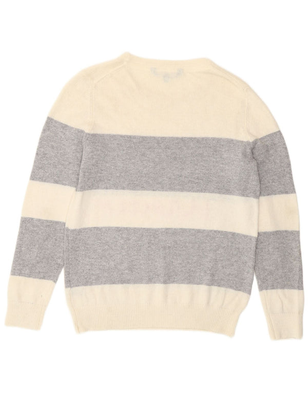 Crew Clothing Γυναικείο πουλόβερ με λαιμόκοψη UK 12 Medium Off White