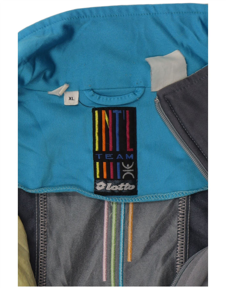 Ανδρική φόρμα LOTTO Top Jacket XL Grey Colourblock