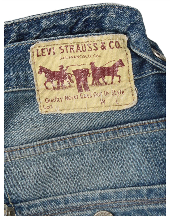 LEVI'S Womens 504 Bootcut Jeans W32 L32 Blue