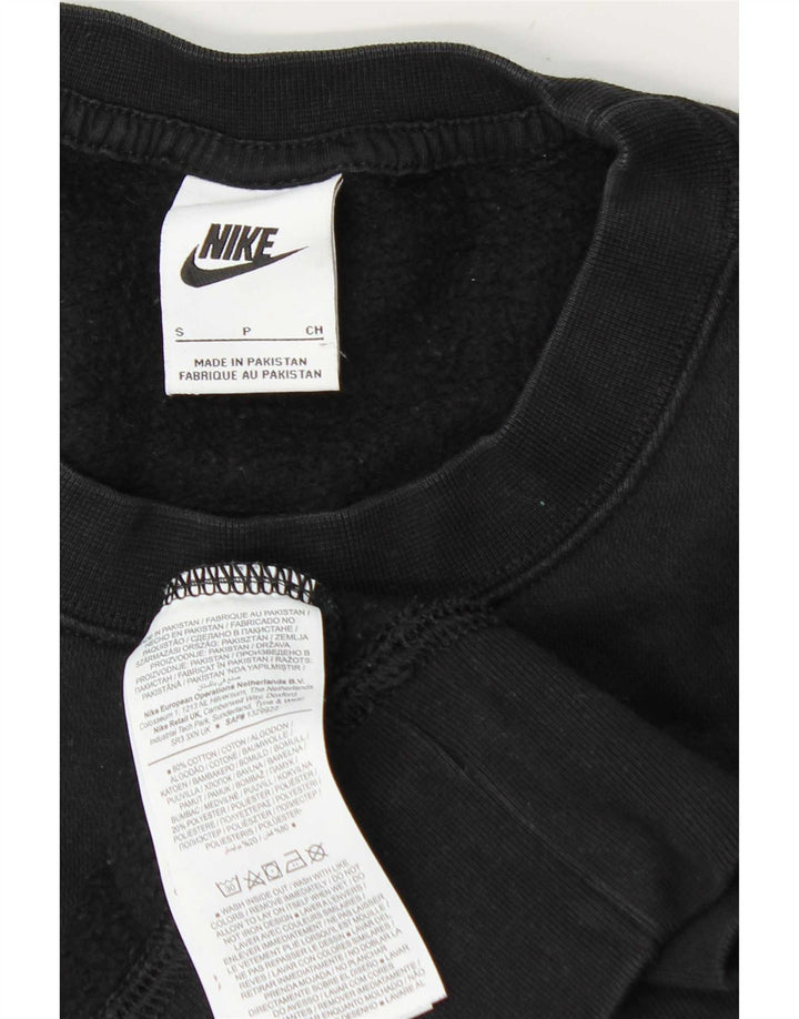 Γυναικείο φούτερ Nike υπερμεγέθη Jumper UK 10 Small μαύρο βαμβακερό