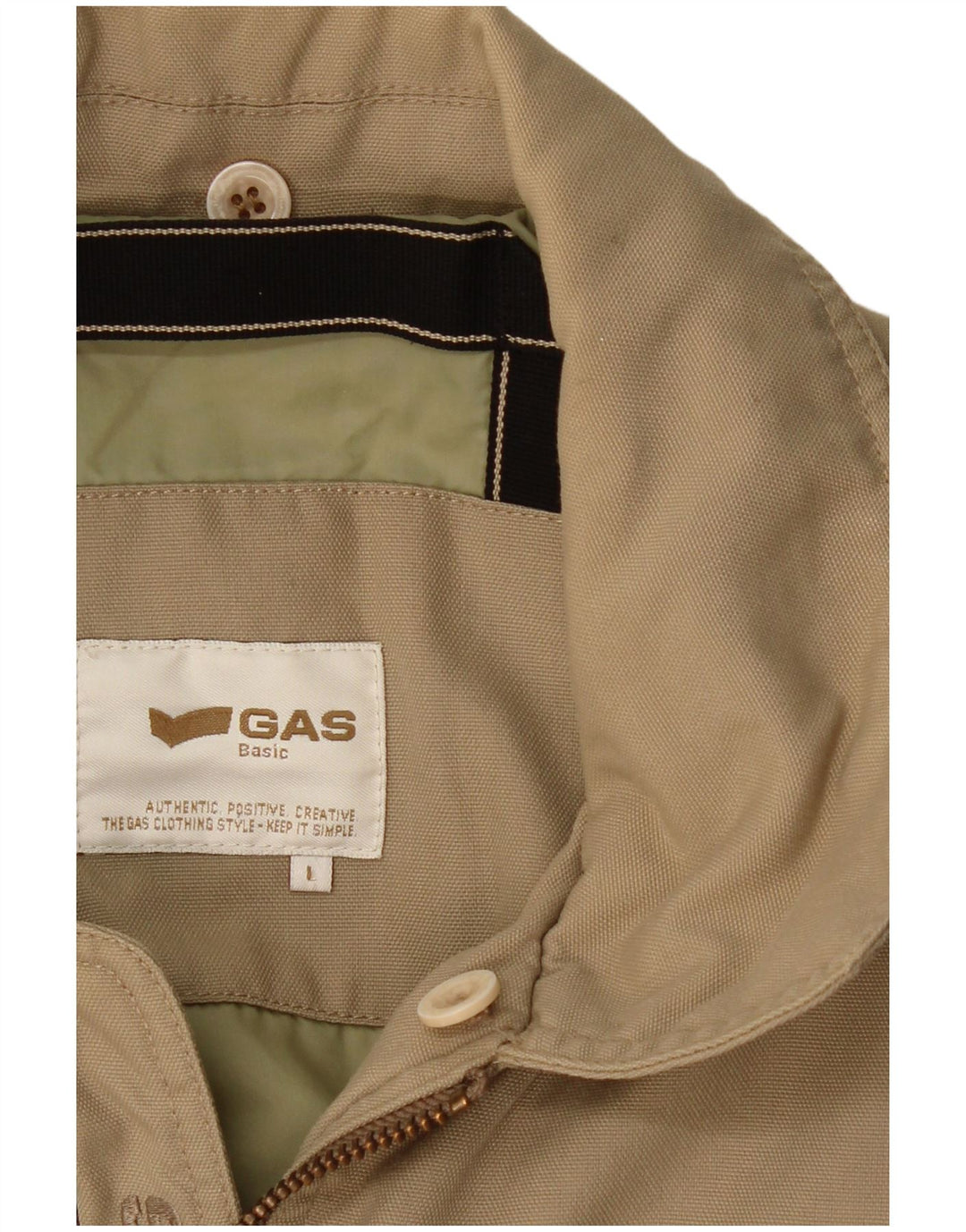 Ανδρικό μπουφάν GAS Bomber UK 40 Large Beige