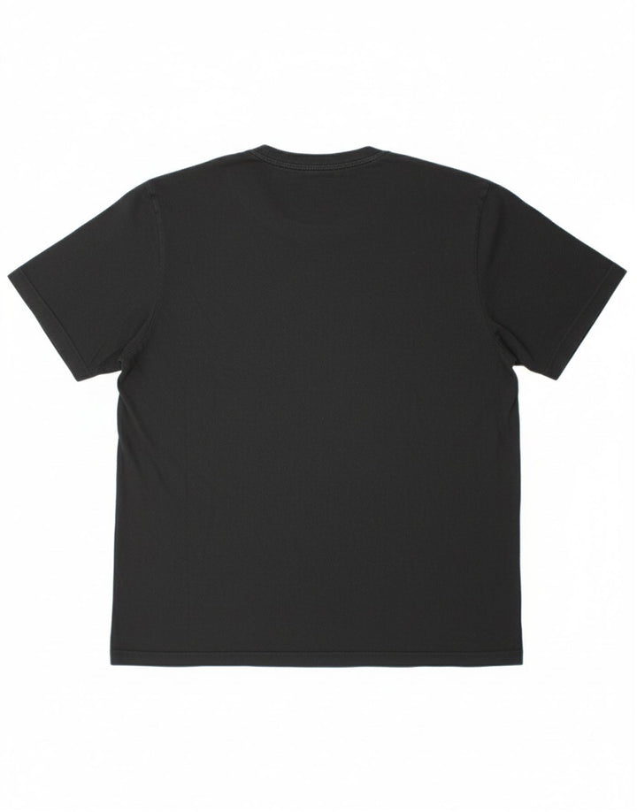 ADIDAS Mens T-Shirt Top Large Black Cotton