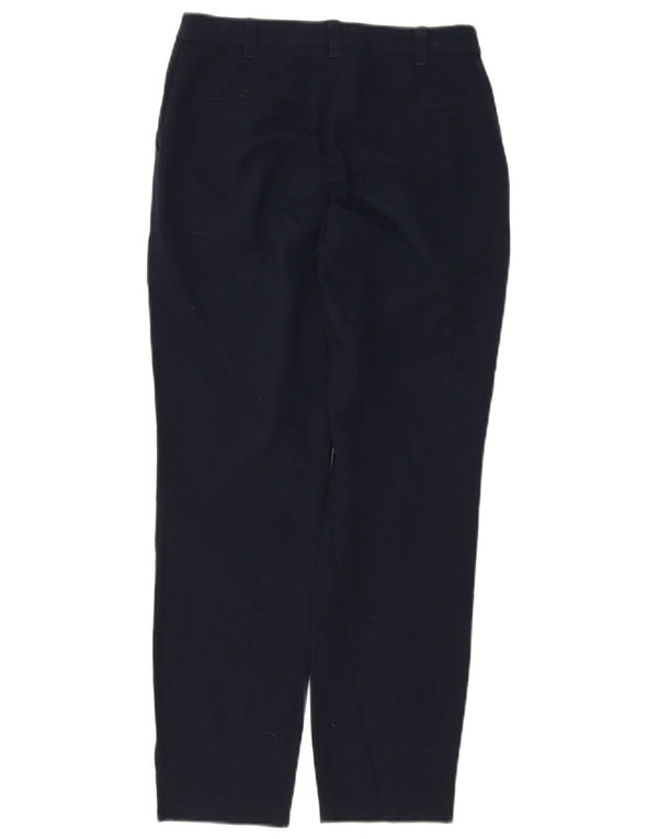 Topshop Γυναικείο Petite Straight Παντελόνι UK 4 XS W24 L27 Navy Blue