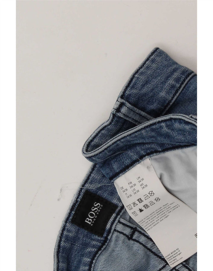 Ανδρικό τζιν Hugo Boss Slim W34 L36 Μπλε βαμβακερό