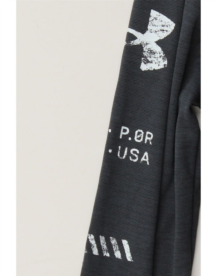 Under Armour Boys Graphic πουλόβερ αθλητική φόρμα 9-10 ετών μεσαίο γκρι