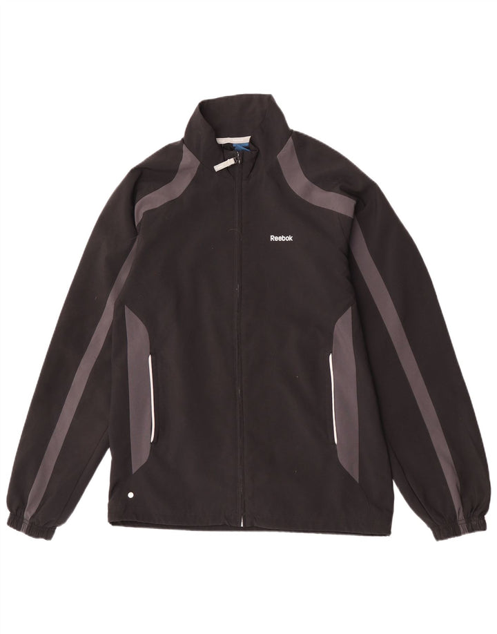 Ανδρική φόρμα Reebok Top Jacket Small Black Colourblock Polyester