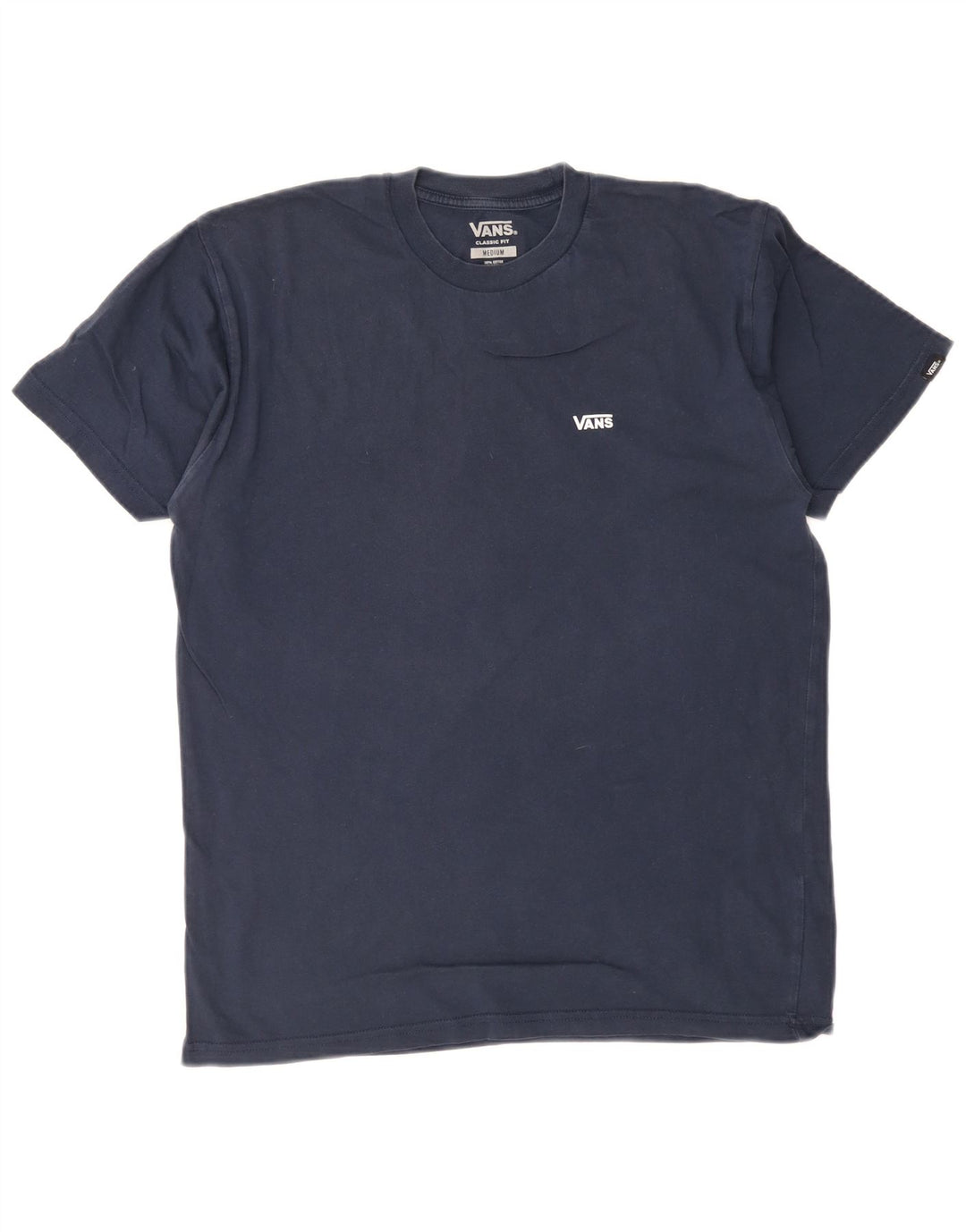 Ανδρικό T-Shirt Vans Κλασική Εφαρμογή Τοπ μεσαίο μπλε ναυτικό βαμβακερό