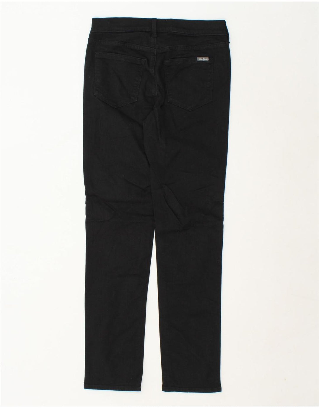 EDDIE BAUER Womens Slight Curve Straight Jeans US 4 Small W27 L30  Black Vintage Eddie Bauer and Second-Hand Eddie Bauer from Messina Hembry 