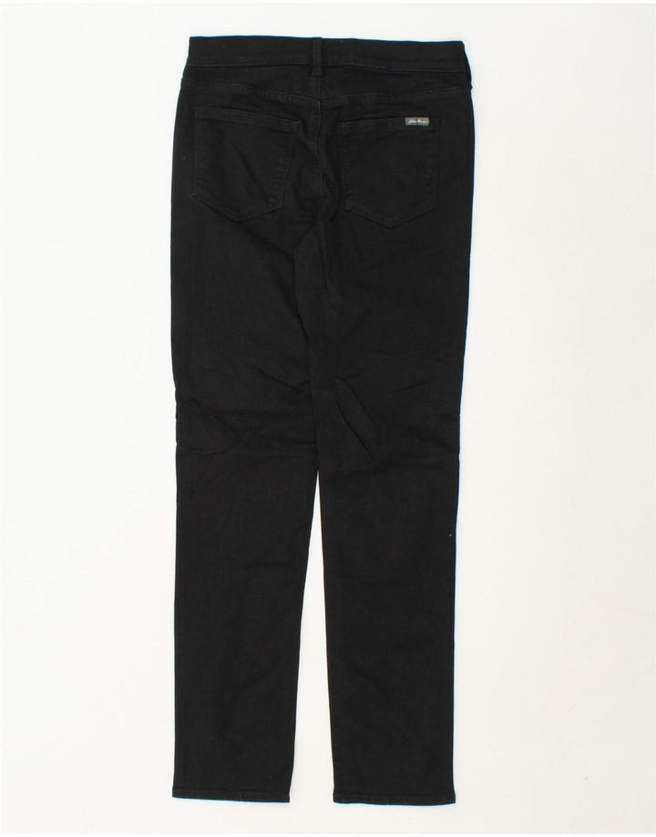 EDDIE BAUER Womens Slight Curve Straight Jeans US 4 Small W27 L30  Black Vintage Eddie Bauer and Second-Hand Eddie Bauer from Messina Hembry 