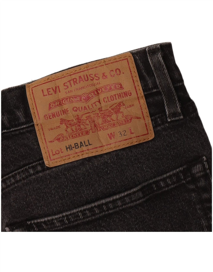 Ανδρικό τζιν Hi-Ball Levi's ίσιο W32 L26 μαύρο