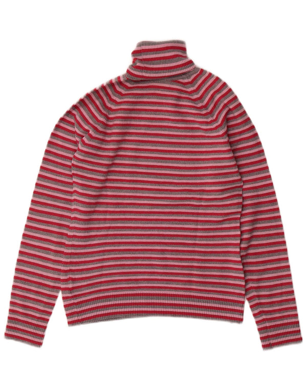 Γυναικείο πουλόβερ με ρολό λαιμόκοψη LACOSTE Μέγεθος 36 Small πολύχρωμο