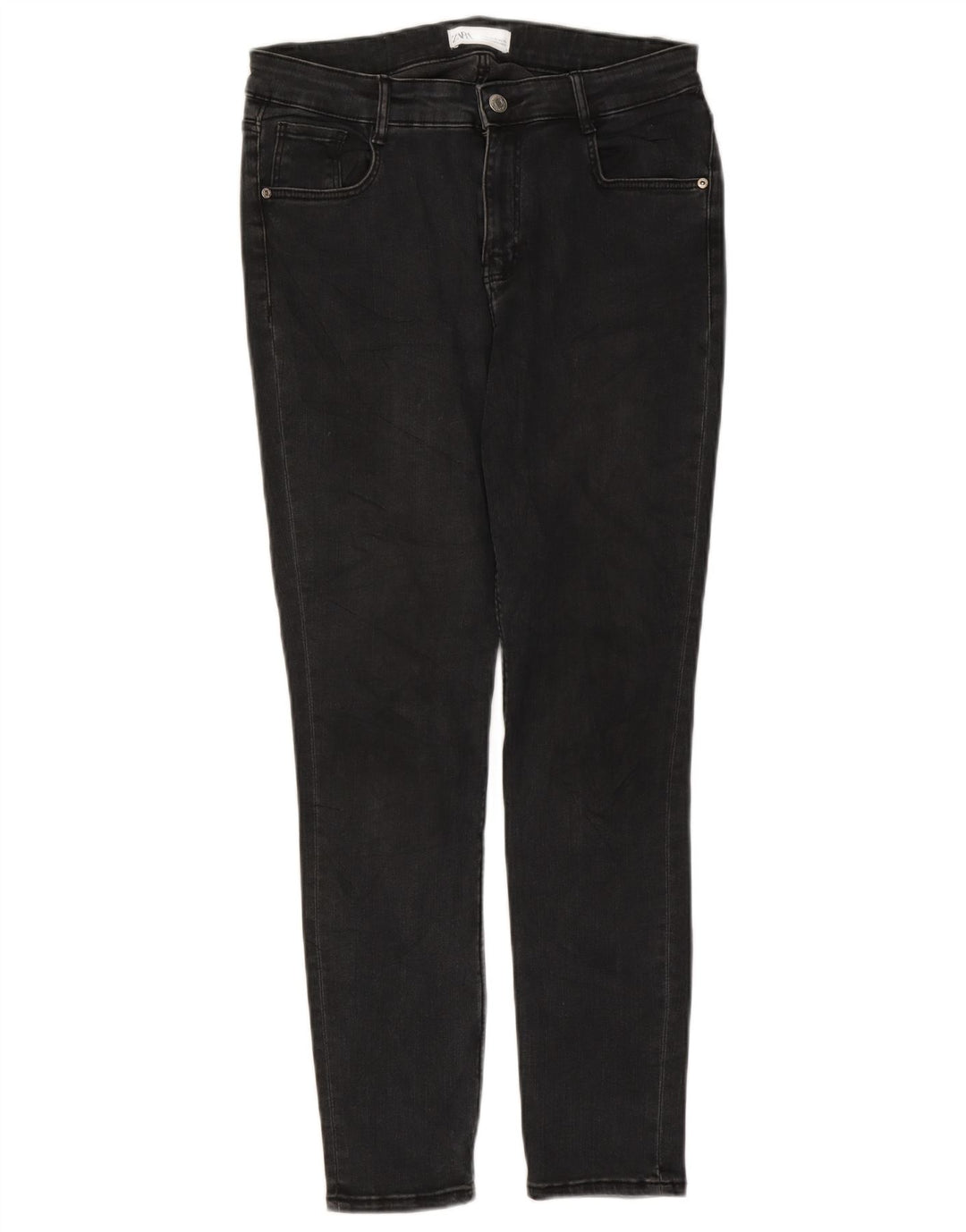 Zara Γυναικείο Slim Jeans EU 42 Large W32 L26 Black