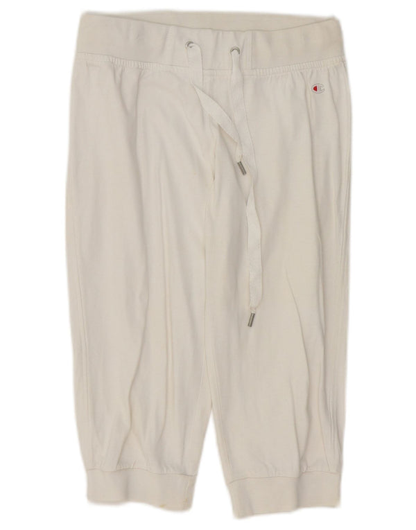 Champion Womens Heritage Classics Bermuda Sport σορτς UK 4 XS λευκό βαμβακερό