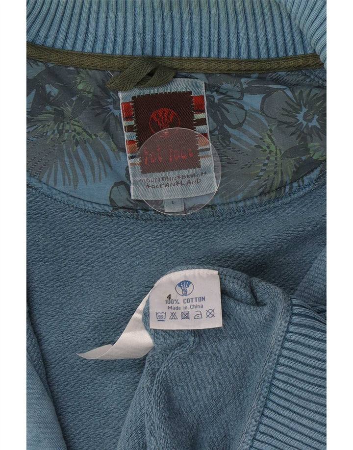 Ανδρική φόρμα Fat Face Top Jacket μεγάλο μπλε βαμβακερό