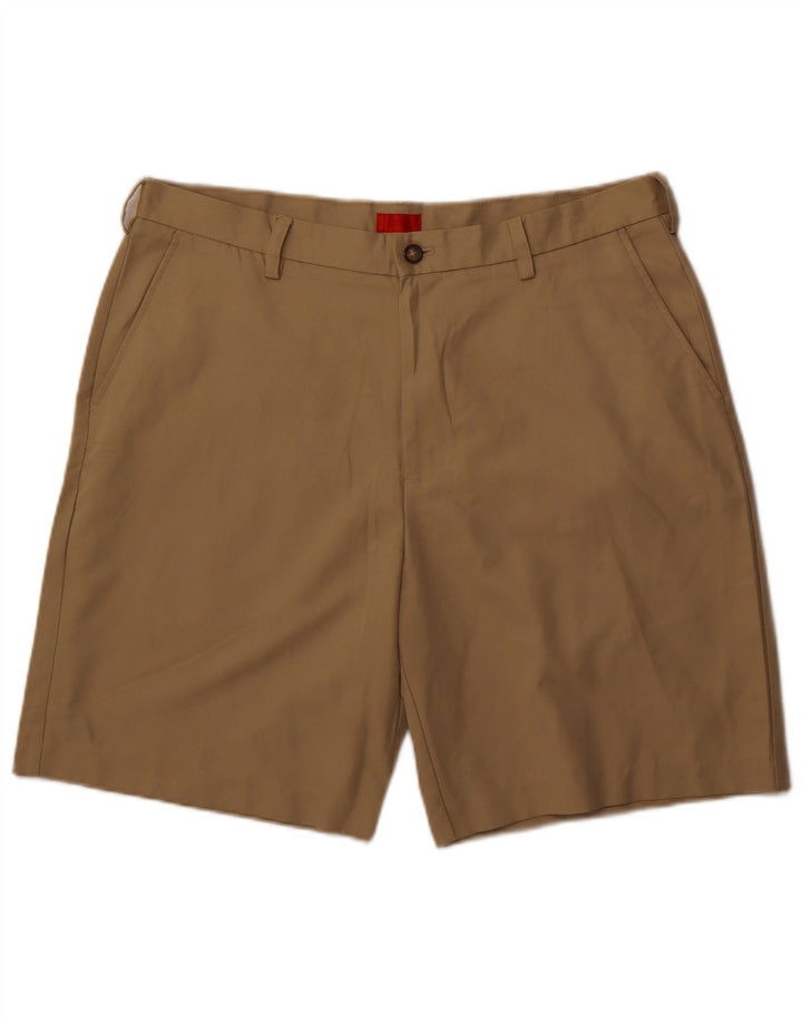 Ανδρικό σορτς Chino Izod W38 XL Beige Polyester