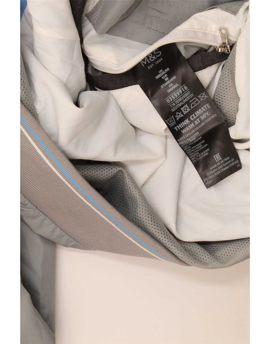 Ανδρικό μπουφάν μπουφάν Marks & Spencer UK 38 Medium Grey Polyester