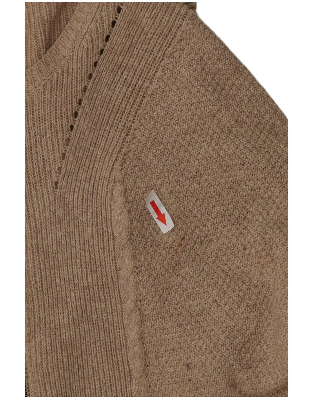 Marks & Spencer Γυναικείο πουλόβερ Longline Cardigan UK 8 Small Beige