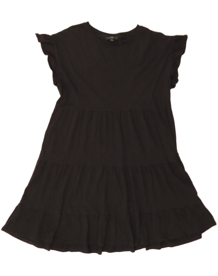 J. CREW Womens A-Line Dress UK 14 Medium Black Cotton Vintage J. Crew and Second-Hand J. Crew from Messina Hembry 