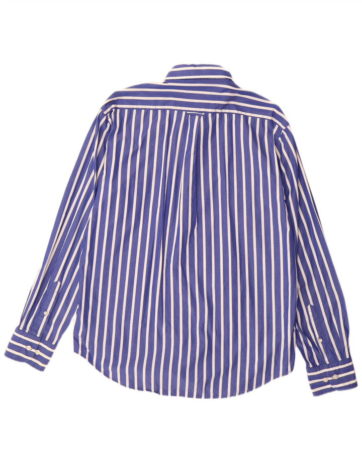 Πουκάμισο GANT Ανδρικό E-Z Fit Μεγάλο μπλε ριγέ βαμβακερό