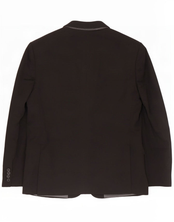 Marks & Spencer Ανδρικό σακάκι blazer 2 κουμπιών UK 44 XL μαύρο πολυεστέρα