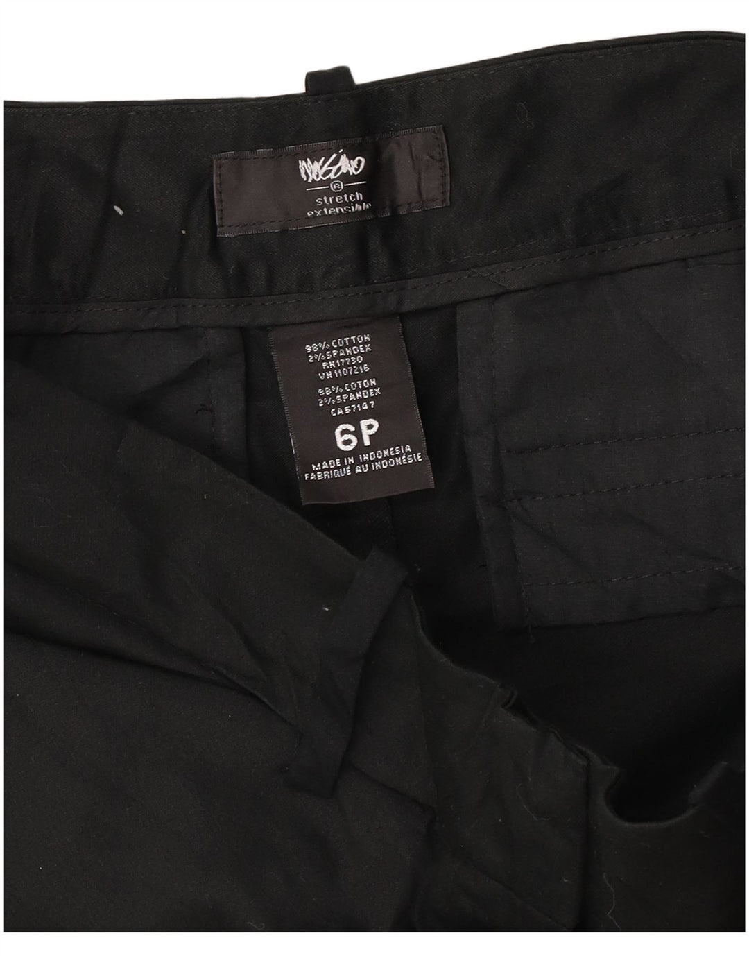 Mossimo Γυναικείο Petite Casual σορτς US 6 Medium W30 μαύρο βαμβακερό