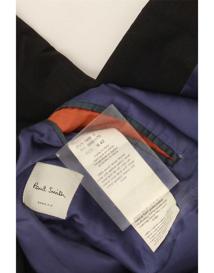 Paul Smith Ανδρικό σακάκι σακάκι με 2 κουμπιά Soho UK 42 XL γκρι μαλλί