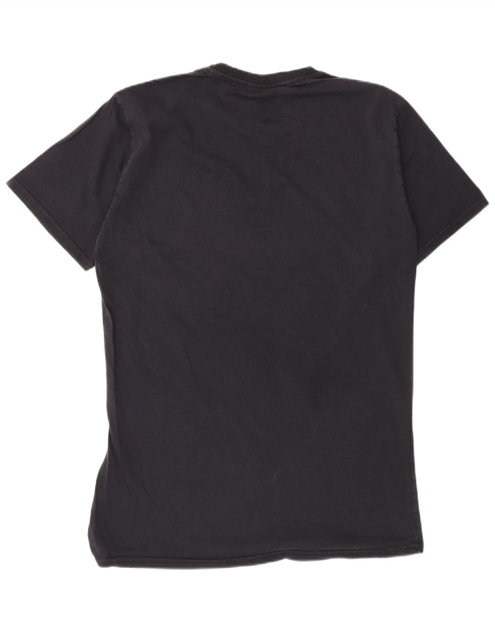 DOLLY NOIRE Mens Graphic T-Shirt Top Large Black