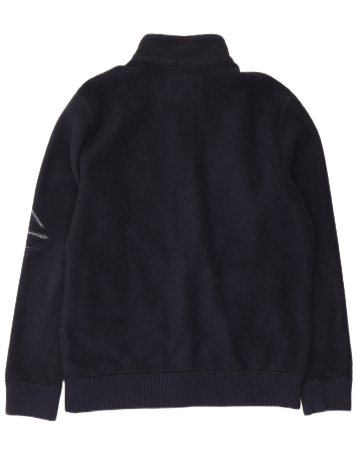 Ανδρικό Fleece Jacket Abercrombie & Fitch UK 38 Medium Navy Blue Polyester