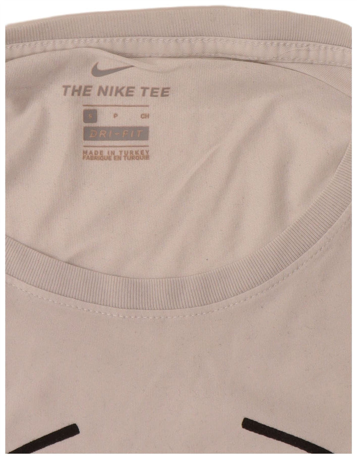 Ανδρικό T-shirt με γραφικά Nike Dri Fit Small λευκό